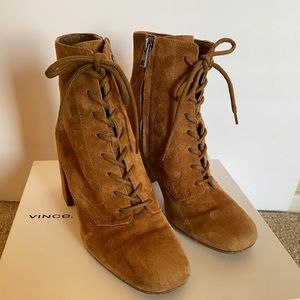 Vince Halle Suede Lace-Up Boot